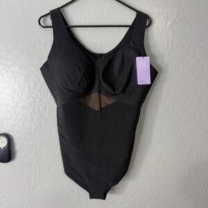 NWT Honeylove Liftwear Tank Bodysuit, Runway, 3X